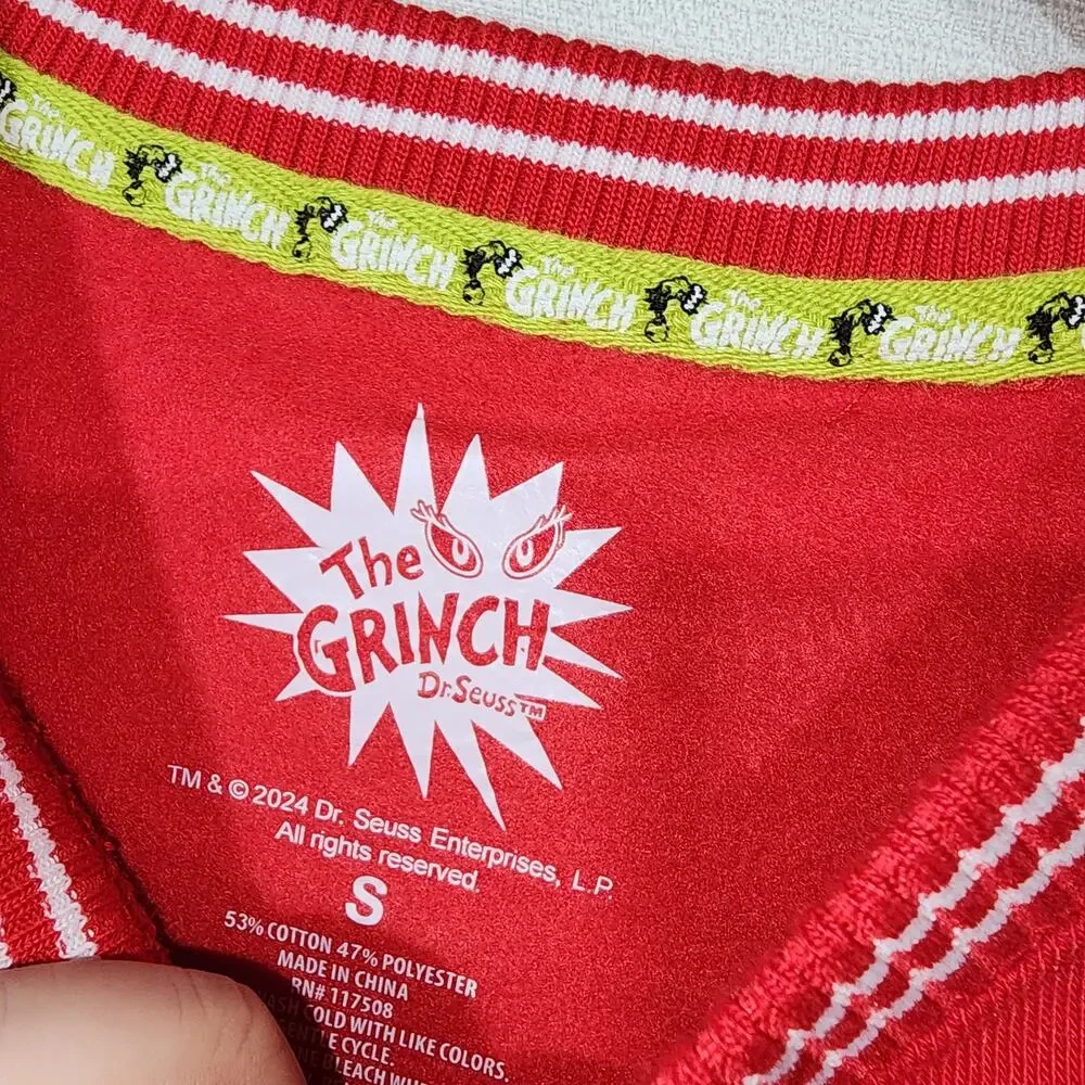 The Grinch Merry Christmas women small sweatshirt